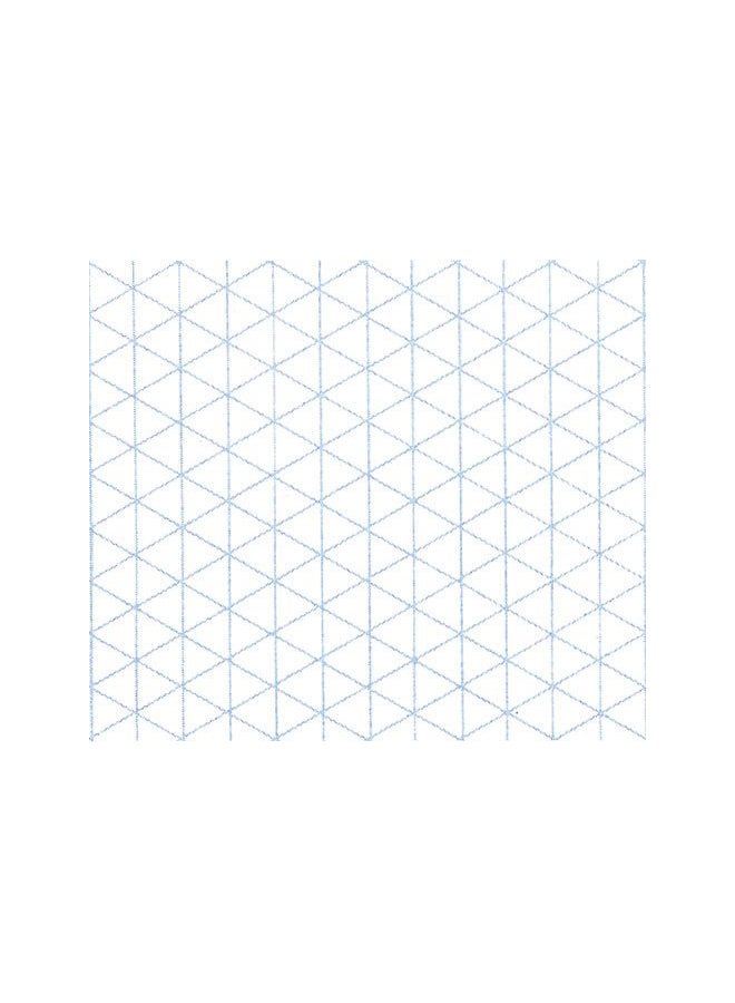 Alvin 100-Sheet Isometric Paper White  - Image 2