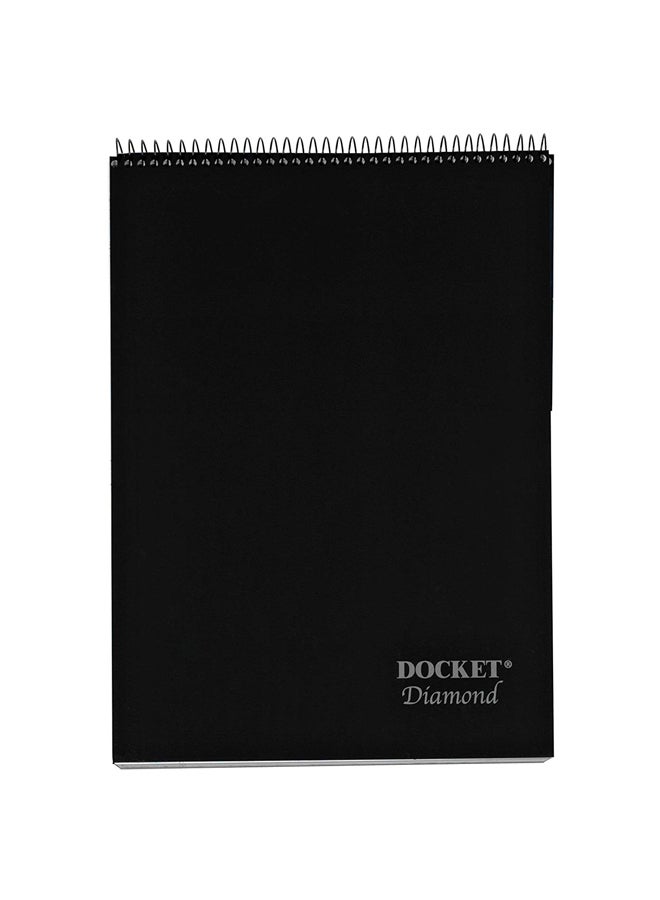 TOPS 60-Sheets Docket Diamond Premium Stationery Wirebound Tablet White - Image 1