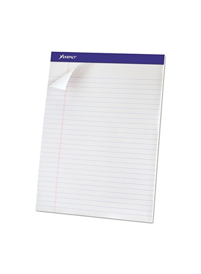 Esselte Pack Of 12 Perforated Writing Pad White - Image 2
