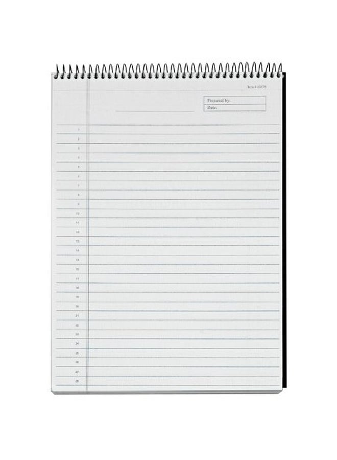 TOPS 60-Sheets Docket Diamond Premium Stationery Wirebound Tablet White - Image 2