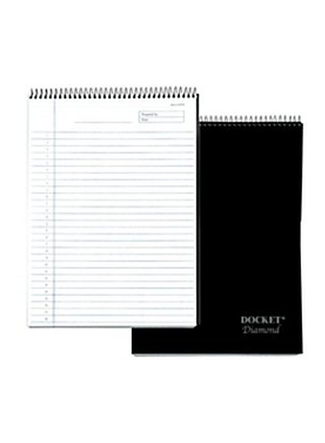 TOPS 60-Sheets Docket Diamond Premium Stationery Wirebound Tablet White - Image 3