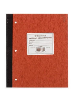 National 100-Piece Laboratory Notebook Set Red/Black  - Image 1