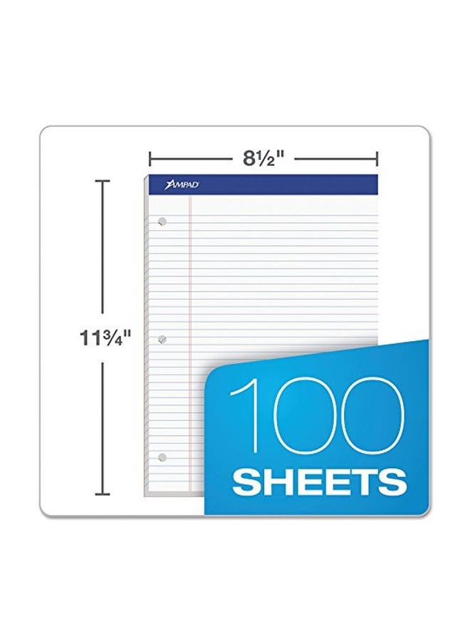Ampad 100-Sheets College Rule Note Pad White - Image 3