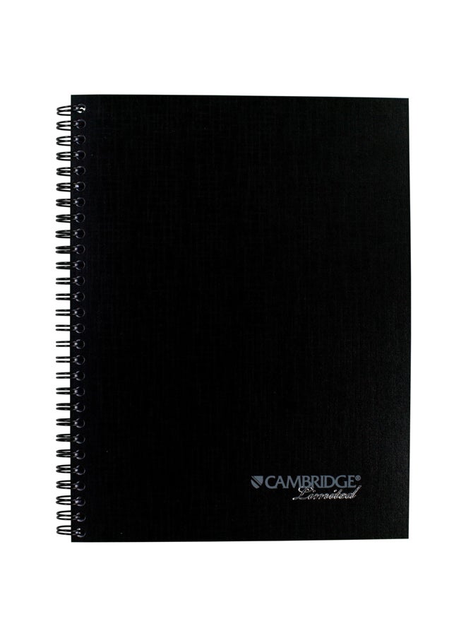 Cambridge - Spiralbound Meeting Notebook Black - Image 1