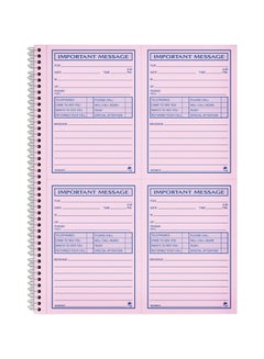 Set Of 200 Important Message Book Pink/Blue