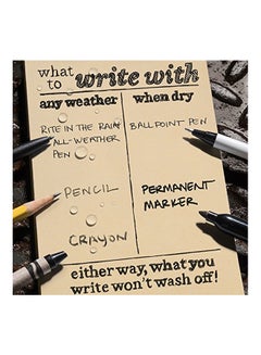 Rite in the Rain All Weather Tactical Field Notebook Tan  - Image 4