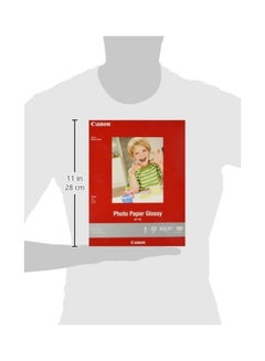 Canon 100-Piece Glossy Photo Paper  - Image 3