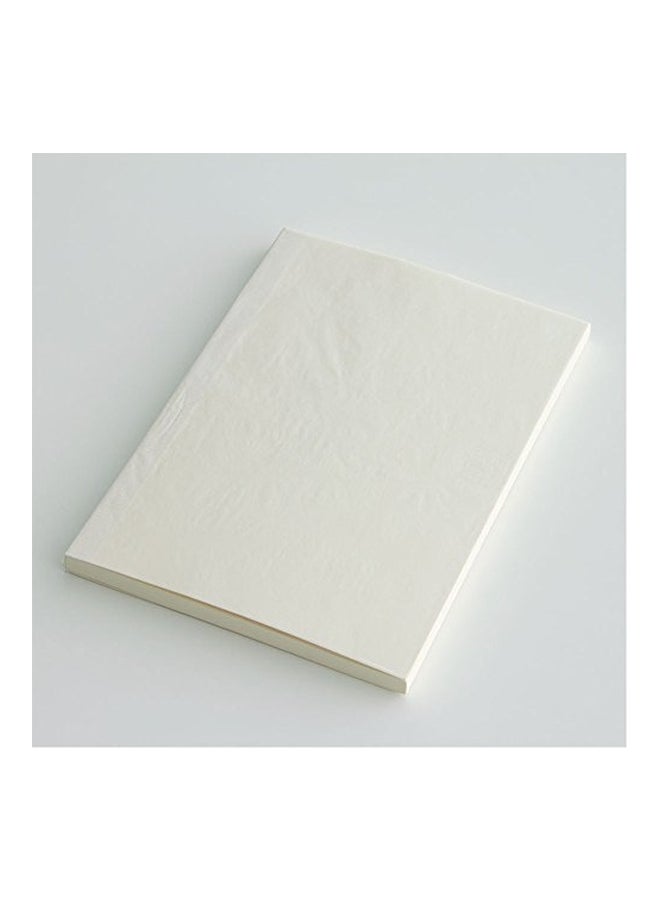 Midori Way A5 Grid Notebook White/Grey - Image 4