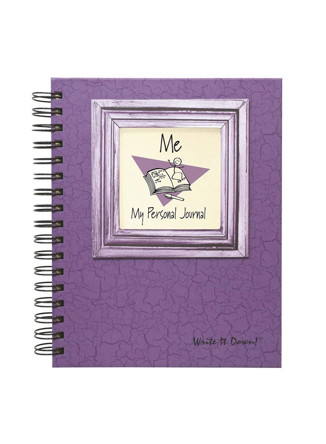 Me: A Personal Journal Book Purple/Beige