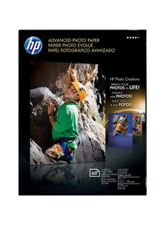 HP 60-Piece Advanced Glossy Photo Paper 