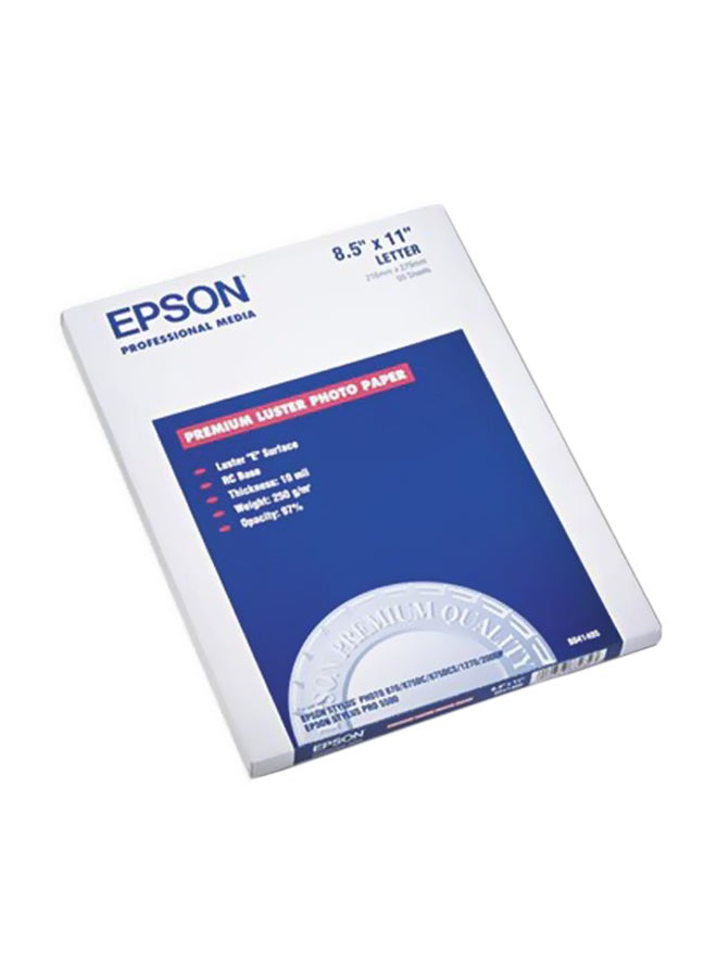 EPSON Premium Luster Photo Paper 