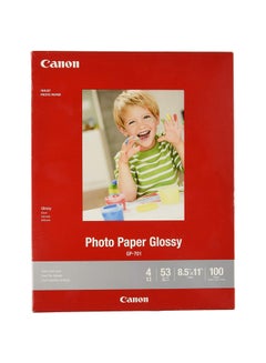 Canon 100-Piece Glossy Photo Paper  - Image 1