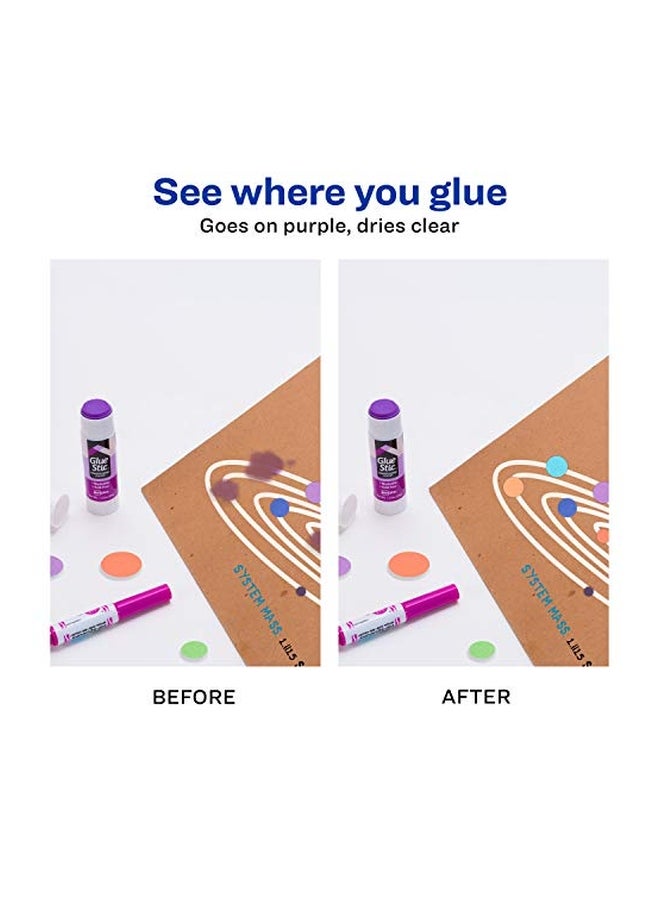 افيري أقلام صمغ قابلة للتلاشي من 6 قطع أرجواني - Image 2