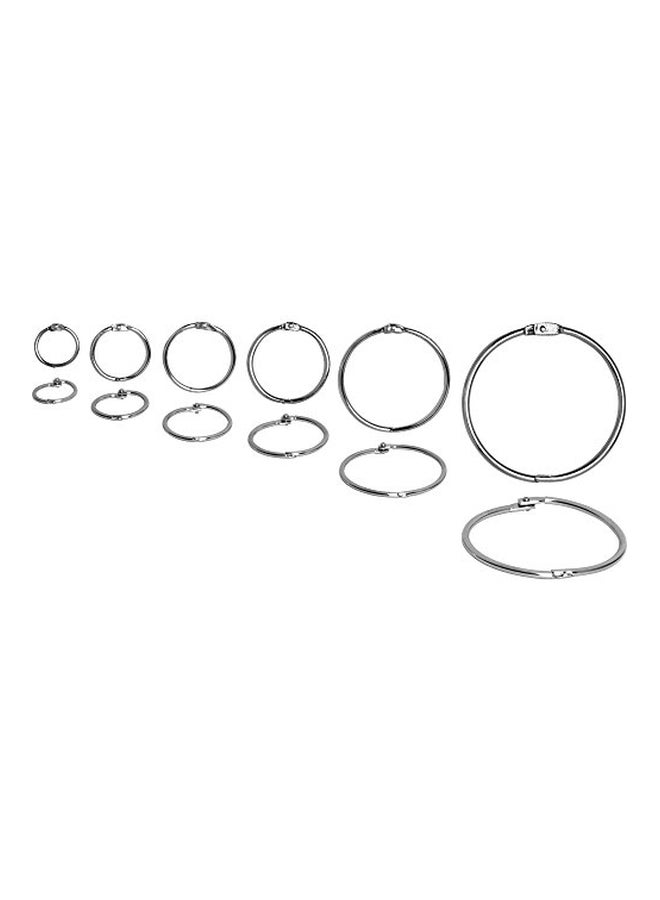 Sparco Standard Book Ring Set Silver  - Image 3