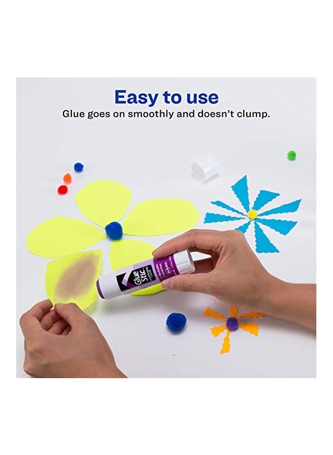 افيري أقلام صمغ قابلة للتلاشي من 6 قطع أرجواني - Image 4