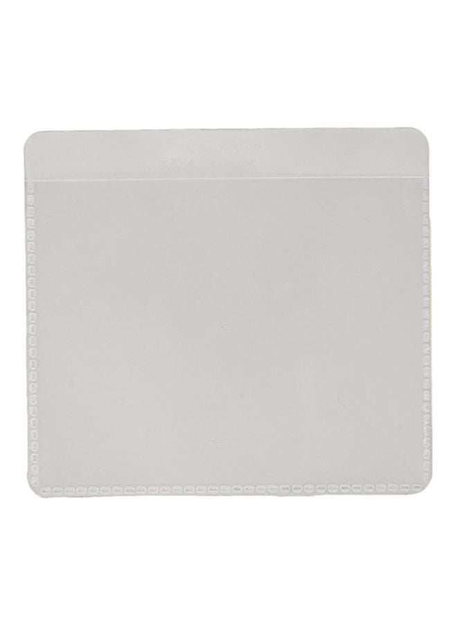C-Line 25-Piece Self Adhesive Labeling Pocket Set White 