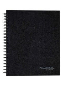 Mead Cambridge Business Hardbound Notebook With Pocket Black  - Image 1