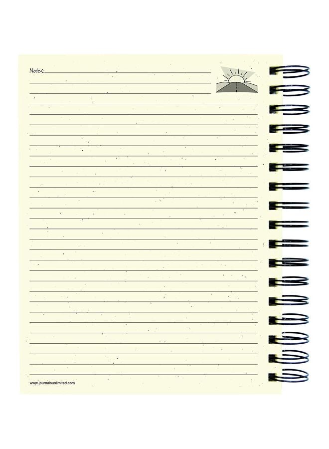 Journals Unlimited My Road Trip Journal Hard Cover Notebook Brown/Beige/Black - Image 3