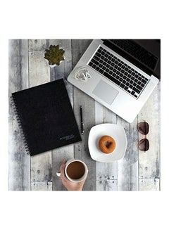 Mead Cambridge Business Hardbound Notebook With Pocket Black  - Image 4