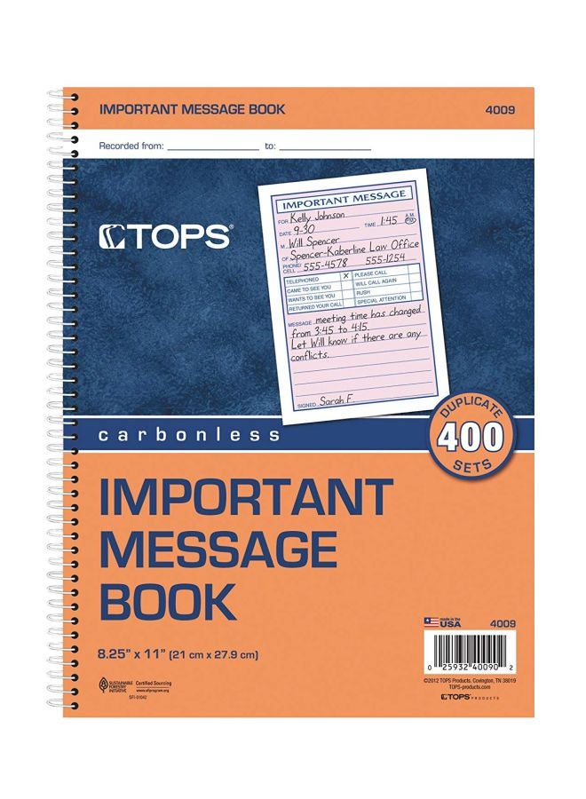 TOPS 400-Piece Important Message Book Set  - Image 1