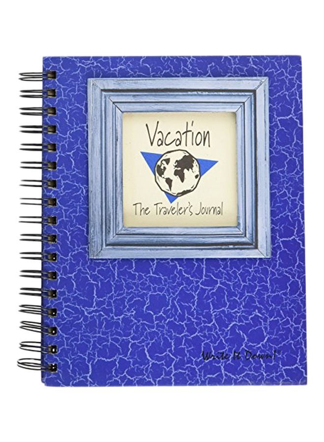 The Travelers Journal Notebook Blue/Beige/Brown