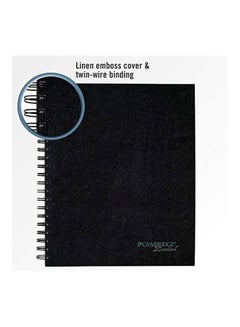 Mead Cambridge Business Hardbound Notebook With Pocket Black  - Image 3