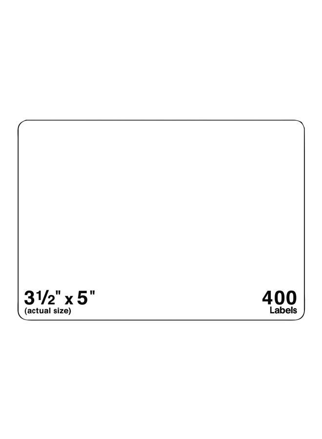 افيري طقم ملصقات تسمية لعناوين الشحن من 460 قطعة أبيض - Image 5