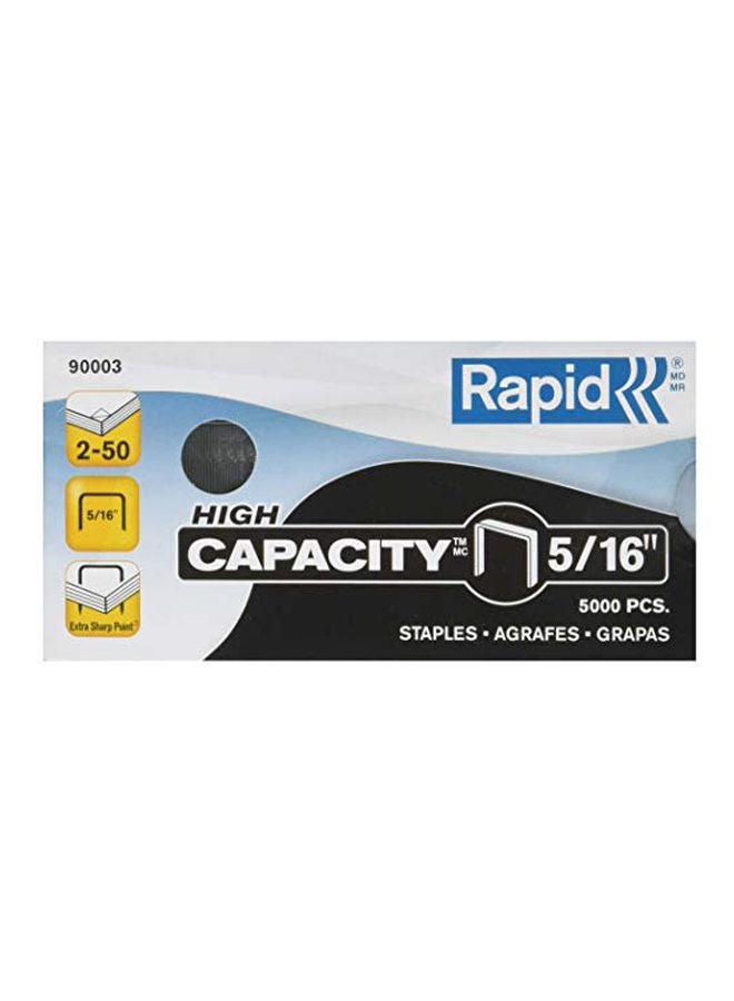 Rapid 5000-Piece High Capacity Staples Set Silver - Image 2