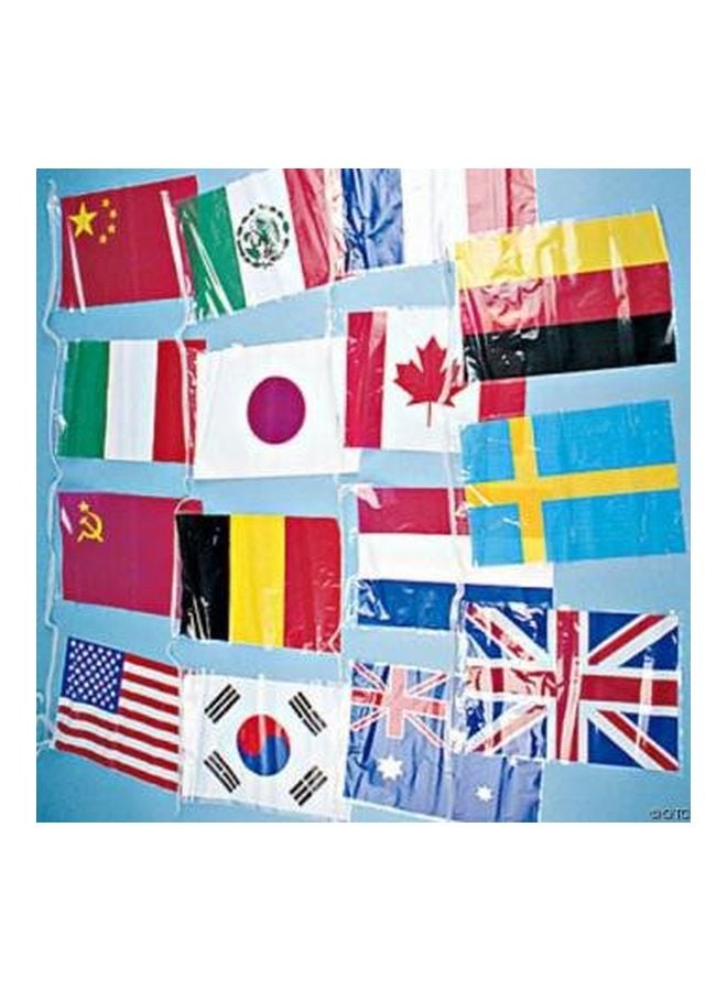Fun Express 15-Piece International Flags Set Multicolour - Image 2