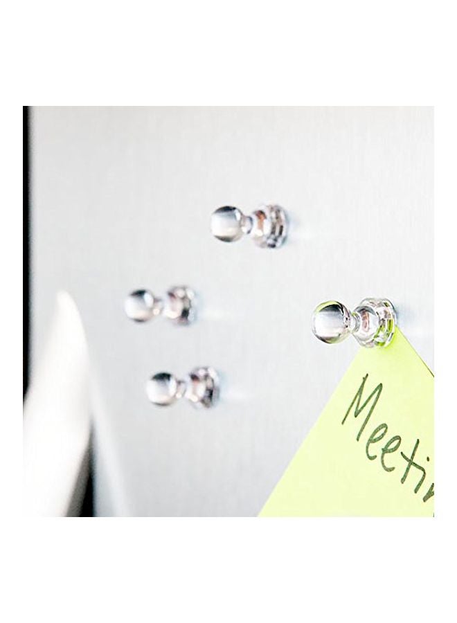 MapMagnets 48-Piece Magnetic Push Pin Set Clear - Image 3