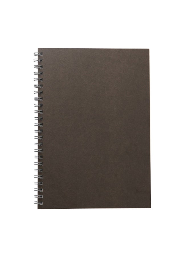 MUJI 5-Piece A5 Double Ring Notebook Set Brown - Image 2