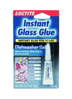 Loctite Instant Glass Glue Squeeze Tube Multicolour 