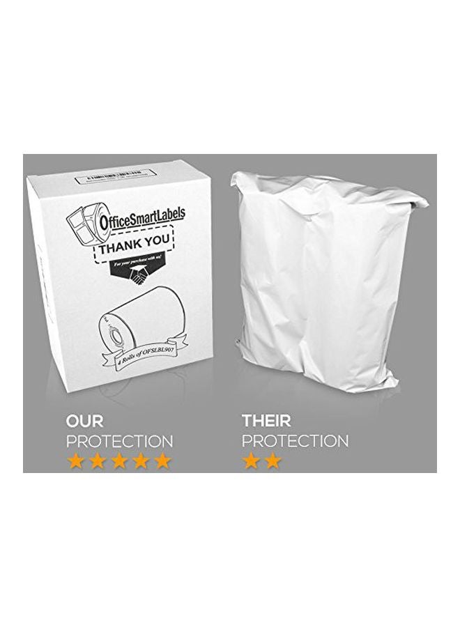 OfficeSmartLabels 4-Piece Internet Postage Shipping Label Rolls White  - Image 2