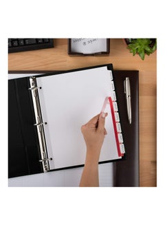 AVERY 5-Piece 8-Tab Print And Apply Label Dividers Clear  - Image 3