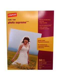 Staples 50-Piece Photo Supreme Paper Set  - Image 1