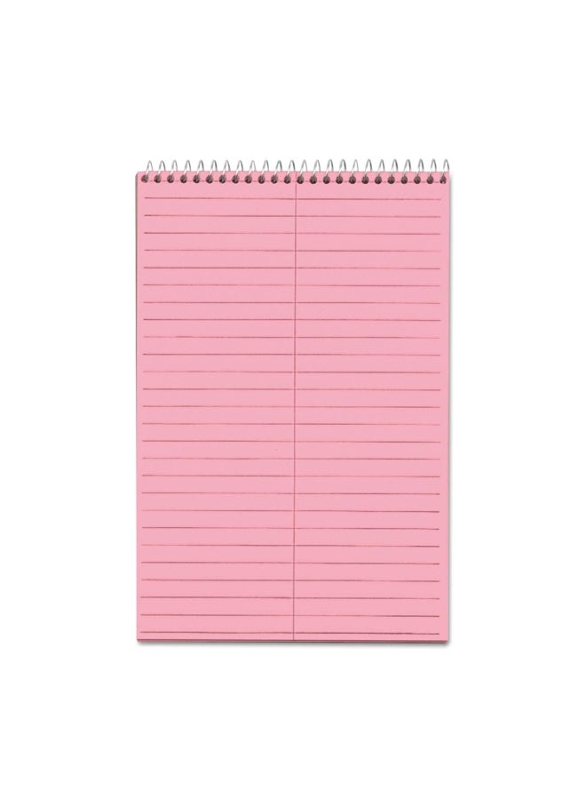 TOPS 80-Sheet Ruled Steno Book Notepad Pink  - Image 2