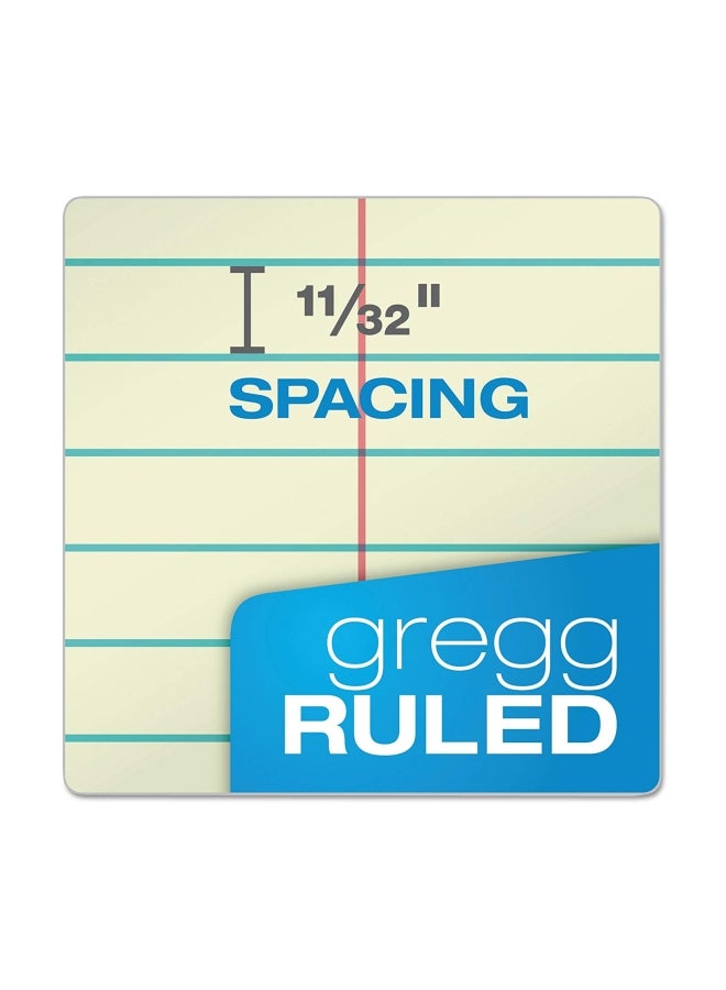 TOPS 80-Sheet Ruled Steno Book Notepad Green - Image 2