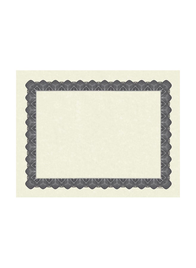 100-Sheet Metallic Silver Certificate White/Black