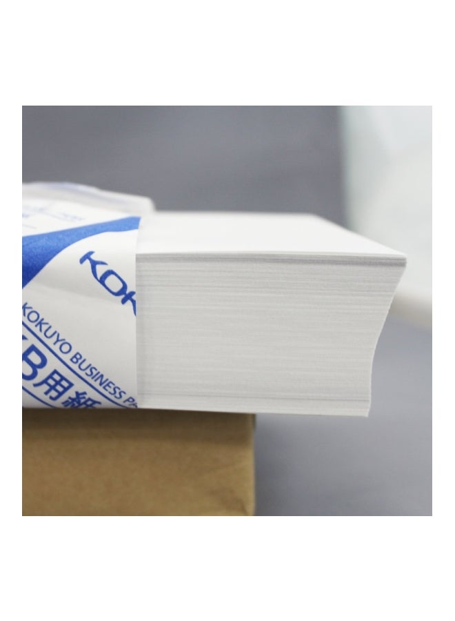 Kokuyo Co., Ltd. - 500-Piece Certified paper Set White - Image 1