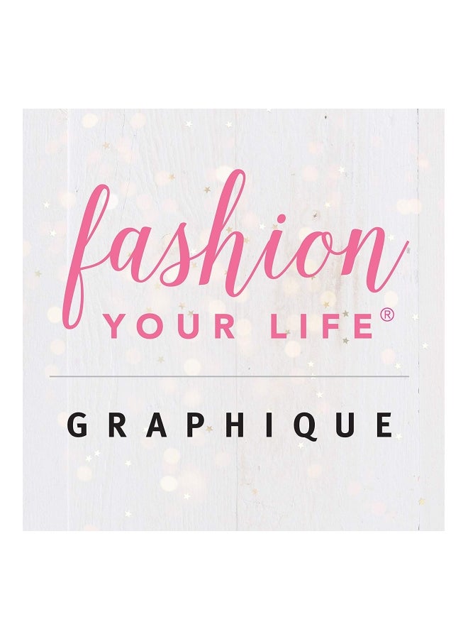 Graphique 50-Piece Note Card With Envelope Pink/White - Image 3