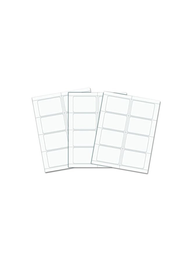 C-Line 200-Piece Pressure Sensitive Inkjet/Laser Printer Name Labels White  - Image 1