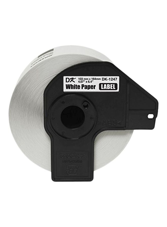 brother 180-Piece Die-Cut Shipping Label Set White  - Image 1