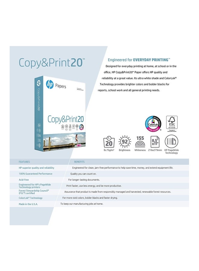 HP 2400-Sheets Copy And Printer Paper - Image 2