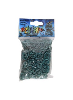 Rainbow Loom 600-Piece Medieval Rubber Bands with 24 C-Clips Turquoise  - Image 1