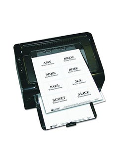C-Line 200-Piece Pressure Sensitive Inkjet/Laser Printer Name Labels White  - Image 3