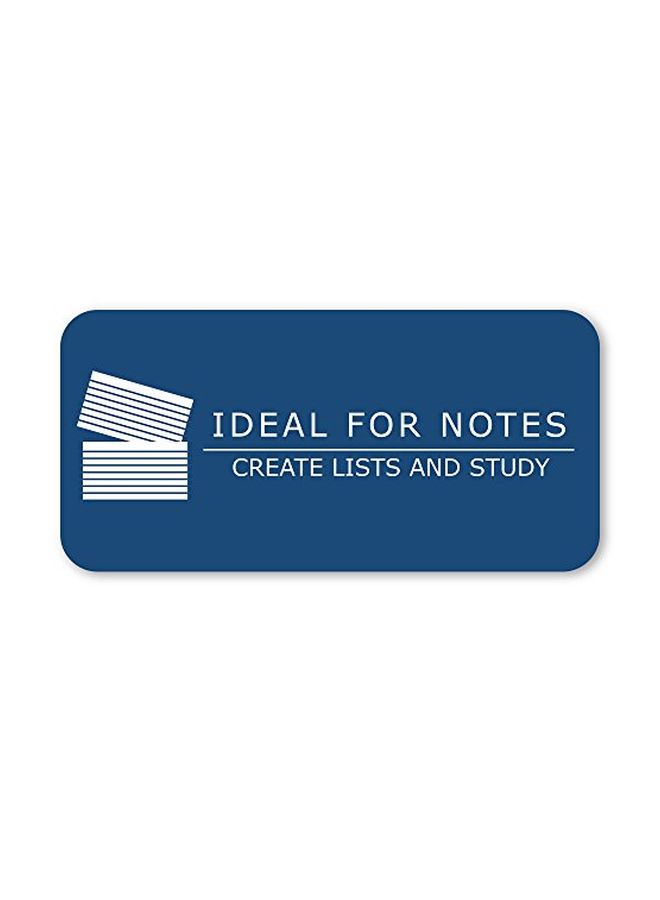 رورينج سبرينج طقم بطاقات فهرس مسطرة بجانب واحد من 50 قطعة - Image 4