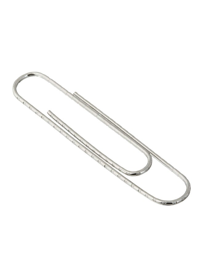 يونيفرسال عبوة من 1000 مشبك ورق غير منزلق فضي