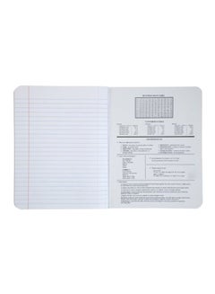Mead Wide Ruled Composition Notebook Red  - Image 2