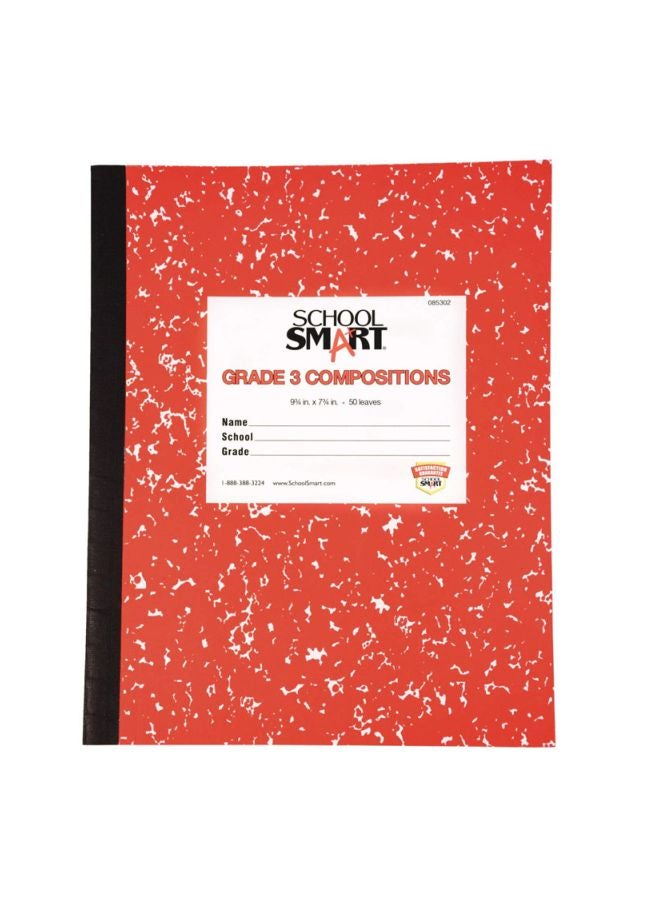 Grade 3 Ruled Composition Notebook Red - v1552923730/N22189271A_1