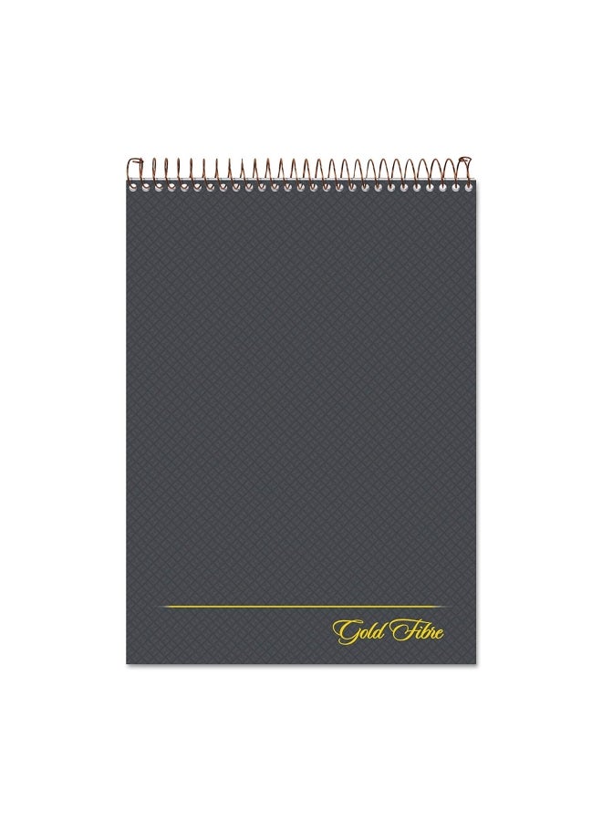 أمباد كراسة مسطرة بسلك مكونة من 70 ورقة رمادي - Image 1